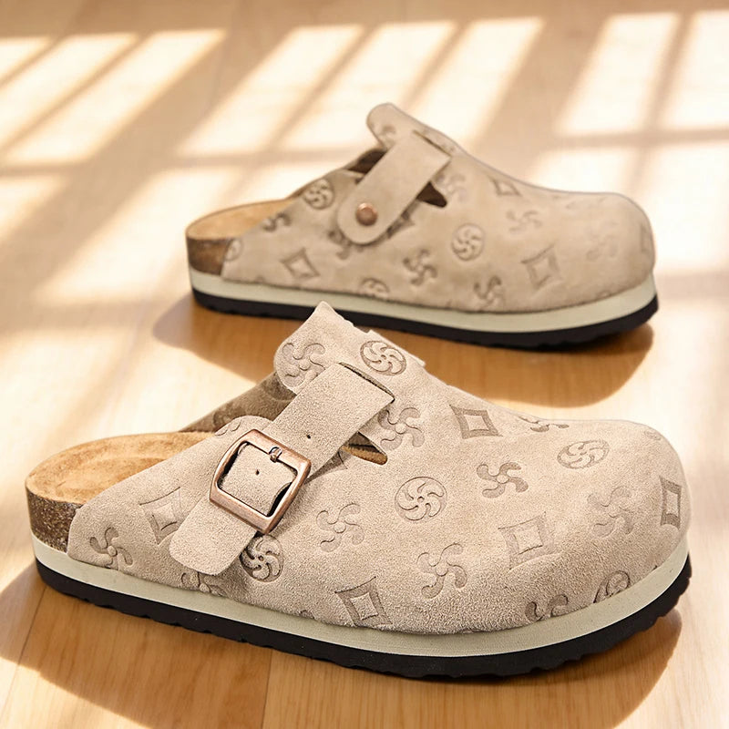 100% Cow Leather Autumn Winter With Arch for Women\Men