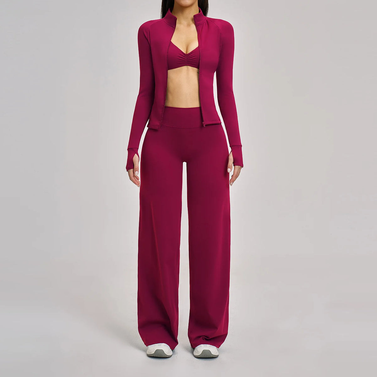 Yoga Set 2/3PCS Workout Outfit Fitness (4)
