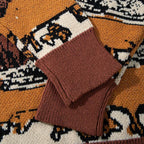 Vintage Oversized Men Sweaters Streetwear Harajuku Hip Hop Sweaters knit Jumpers Casual Loose Retro Y2K Sweaters Knitwear